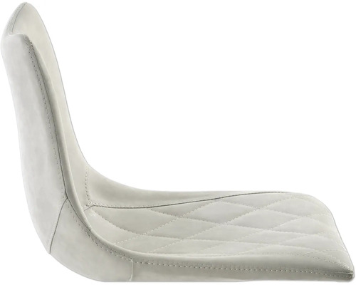 Detailopname van een stoel met een gestikte zitting