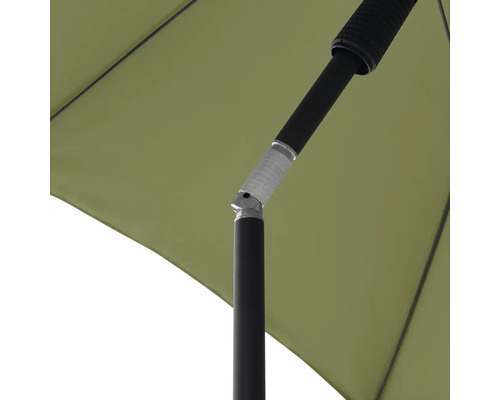 Detailopname van een parasol met knikarm