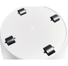 Ronde plantenroller onderkant met vier wielen