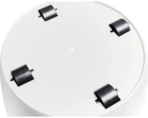 Ronde plantenroller onderkant met vier wielen