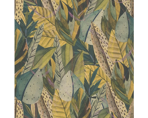 Behang met bladerpatroon
