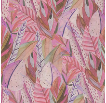 Behang met bladerpatroon