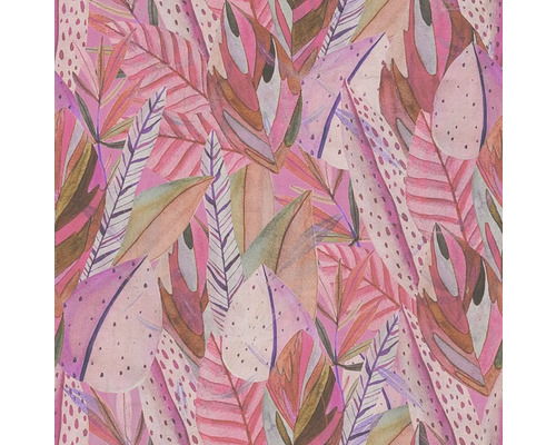 Behang met bladerpatroon