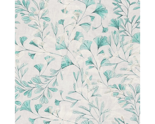 Behang met bladerpatroon