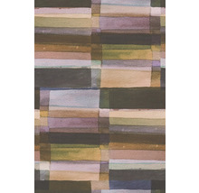 Behang met geometrisch streepmotief