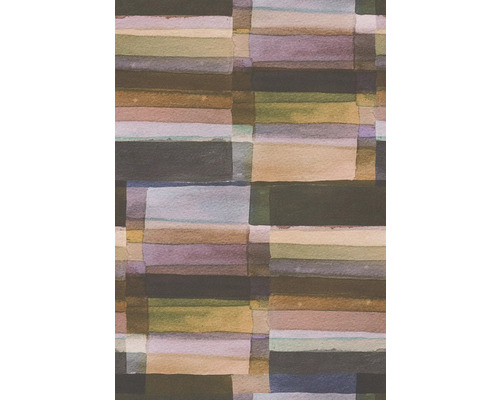 Behang met geometrisch streepmotief