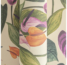 Behangrol met bloemmotief