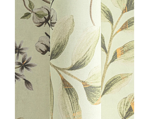 Behang met plantenmotief