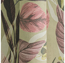 Behang met bladerdessin