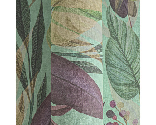 Rol behang met bladerenmotief