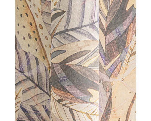 Behang met bladerpatroon