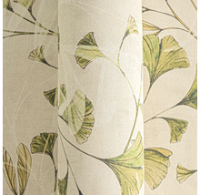 Behang met ginkgo bladeren motief