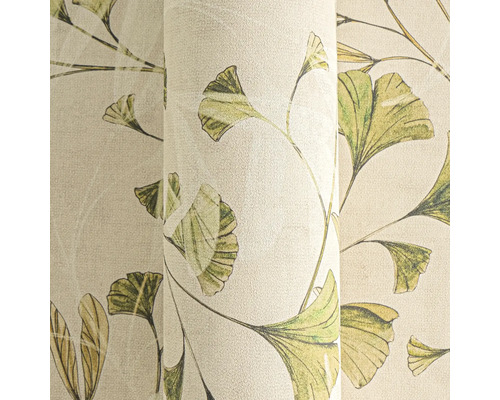 Behang met ginkgo bladeren motief