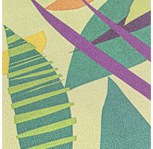 Detail van een behang met abstract patroon