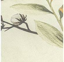 Close-up van een behang met plantenmotief