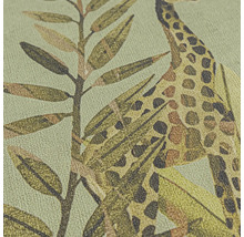 Behang met giraffen- en plantenmotieven