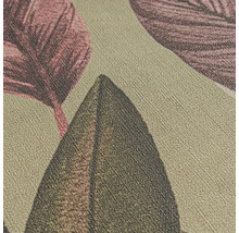 Detailopname van een behang met bladerenpatroon