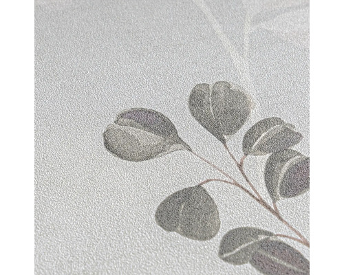 Close-up van een behang met bladerpatroon