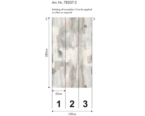 Afmetingen van het fotobehang