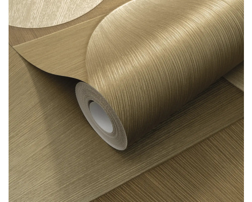 ERISMANN Vliesbehang 10423-30 Elysium grafisch goud Rol behang met geometrisch patroon