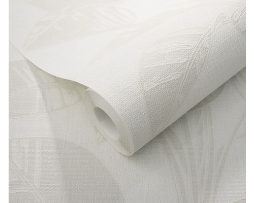 Behangrol met bladerenmotief