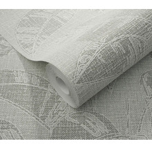 Behangrol met bladmotief.