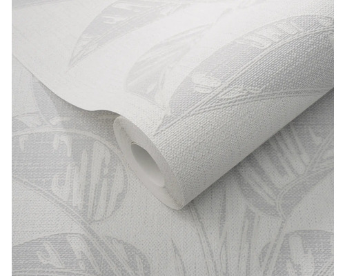 Rol behang met plantenmotief