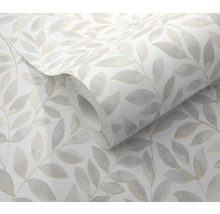 Behangrol met bladmotief