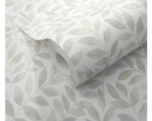 Behangrol met bladmotief
