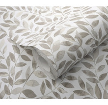 Rol behang met bladerpatroon