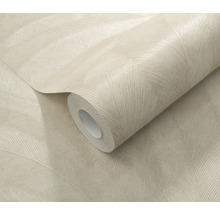 Rol behang met bladmotief