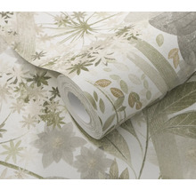 Behangrol met plantenmotief