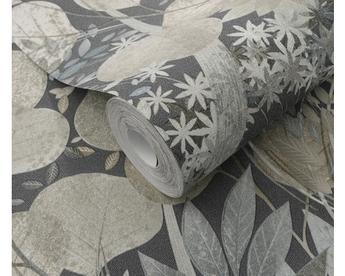 Behangrol met plantmotief