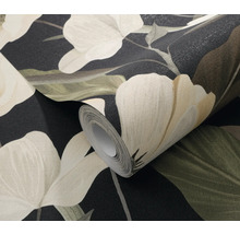 Behangrol met bloemmotief