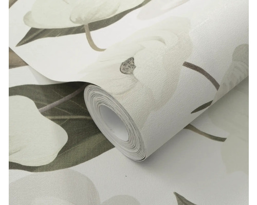Rol behang met bloemmotief