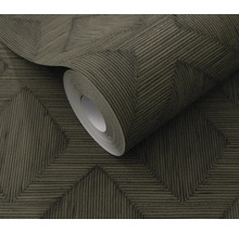 Rol behang met geometrisch zigzagpatroon