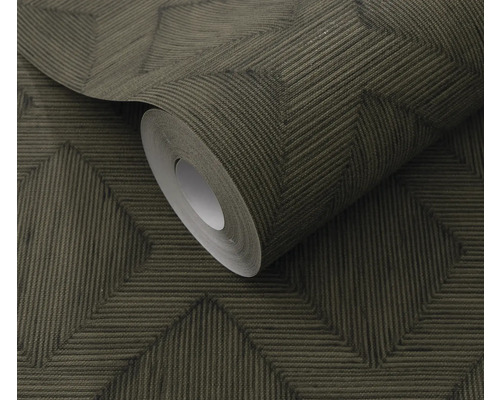 Rol behang met geometrisch zigzagpatroon