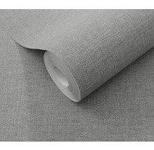 Rol grijs behang met textielpatroon