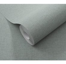 Een rol textielbehang met fijne structuur.