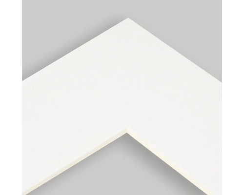 Uitsnede van een witte fotolijst