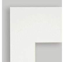 Detail van een wit deurkozijn