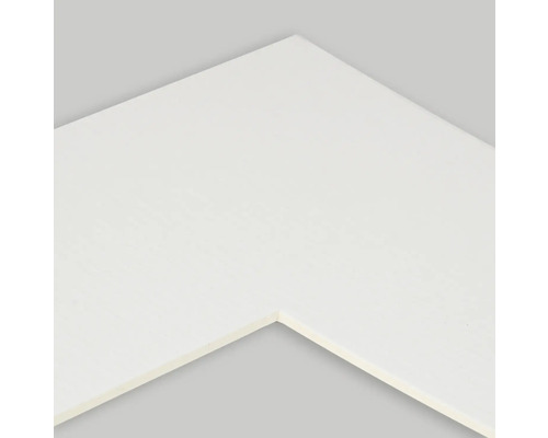 Detailopname van een witte plint