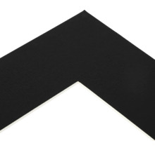 Detailopname van een zwart fotolijst