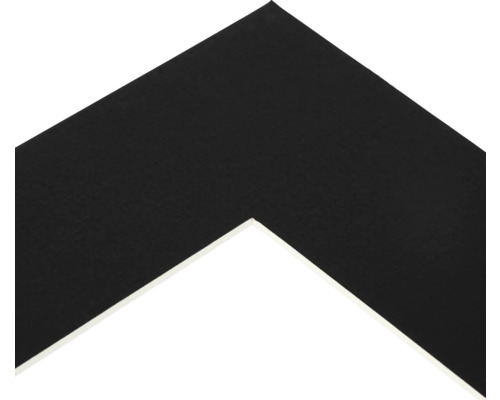 Detailopname van een zwart fotolijst