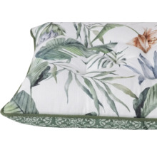 Kussen met plantenmotief
