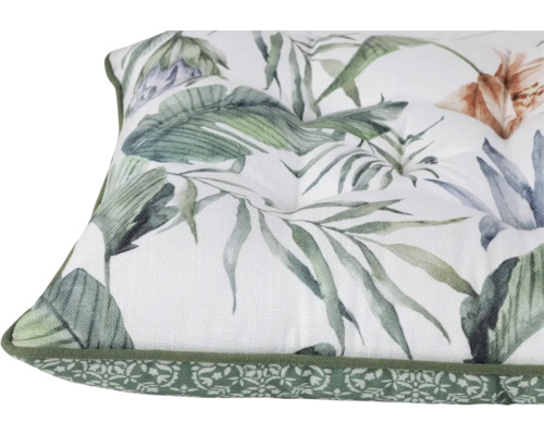 Kussen met plantenmotief