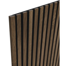 Houten paneel met lamellen voor wanddecoratie