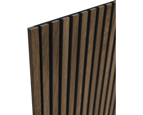 Houten paneel met lamellen voor wanddecoratie