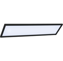 Rechthoekige LED plafondlamp met zwart frame