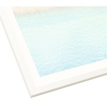 Ingelijste afbeelding met abstract aquarelmotief